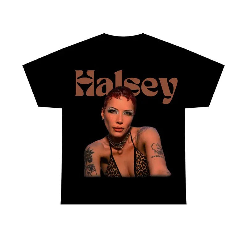 Music Halseyy Brown Shirt, Gift Fans Tee Hoodie, Sweatshirt | DripVista.com