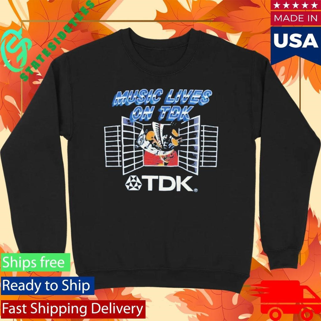 Music Lives On Tdk Shirt