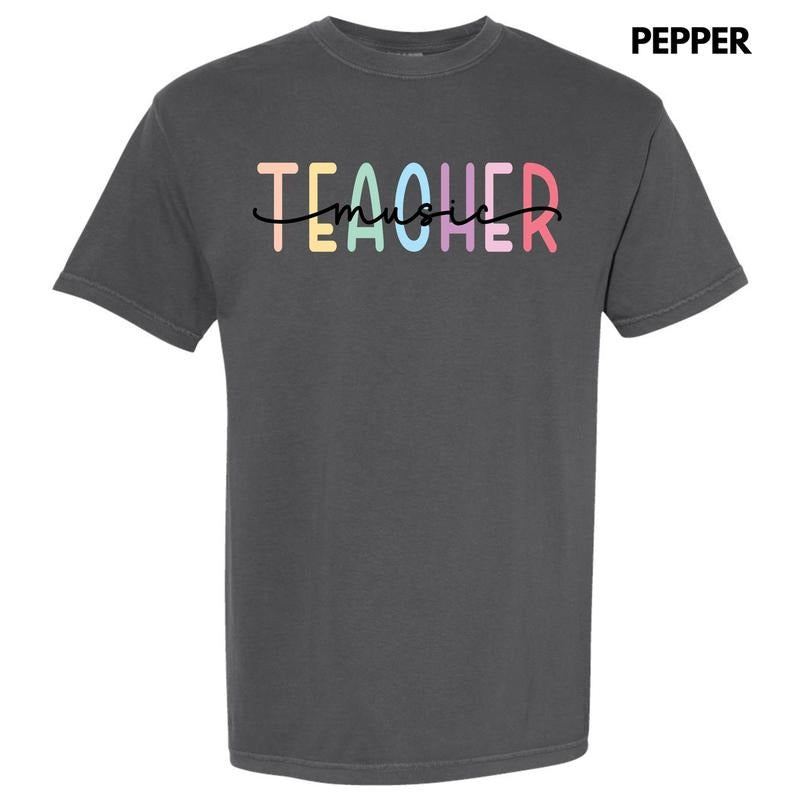 Music Teacher Comfort Colors T-Shirt 'NLB' Hoodie, Sweatshirt | DripVista.com