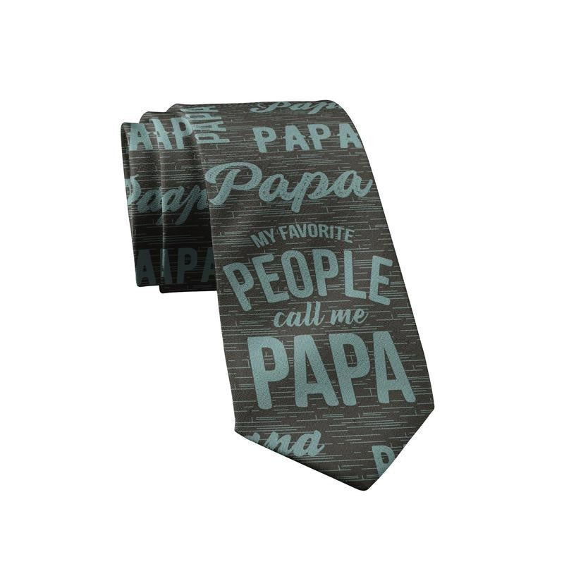 My Favorite People Call me Papa Necktie Funny Ties Mens Novelty Neckties for Papa Funny Ties T-Shirts, Hoodie, Sweatshirt