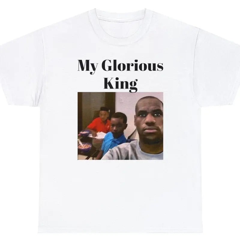 My Glorious King L Jamess, Funny Shirt Hoodie, Sweatshirt | DripVista.com