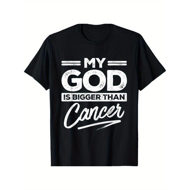 My God Is Bigger Than Cancer Chemotherapy Tumor Survivor T-Shirt Made in USA Hoodie, Sweatshirt | DripVista.com