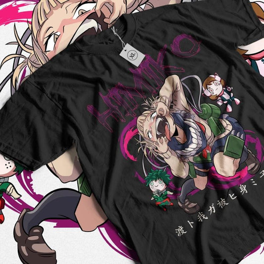 My Hero Academia Anime T-shirt , Himiko Toga Cute Waifu Ochaco Deku Graphic Tee, Vintage Retro Manga Sweatshirt, Unisex Streetwear, Gift For Man Women