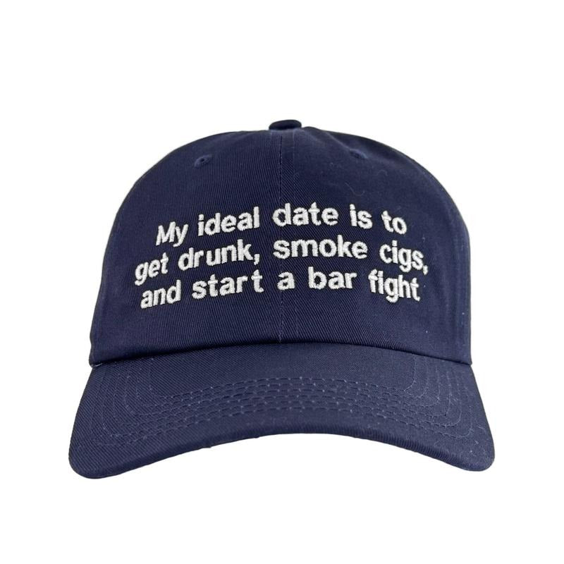 My Ideal Date Custom Embroidered Dad Hat T-Shirts, Hoodie, Sweatshirt | DripVista.com
