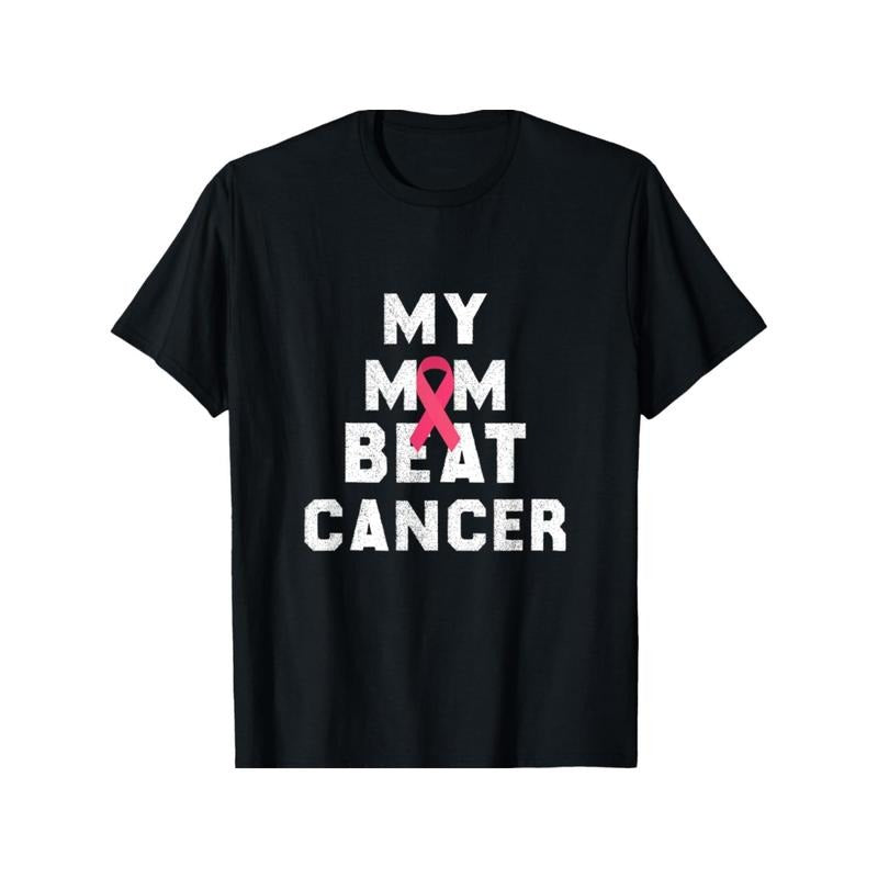 My Mom Beat Cancer Survivor Mom Like A Boss T-Shirt Made in USA Hoodie, Sweatshirt | DripVista.com