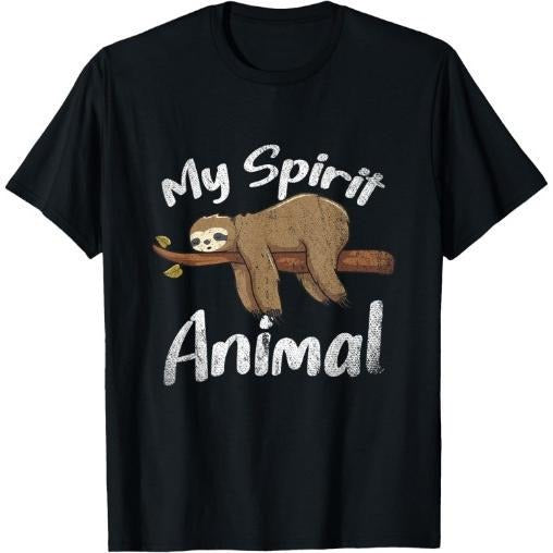 My Spirit Animal Sloth T-Shirt Made in USAstyle{n002}2 Hoodie, Sweatshirt | DripVista.com