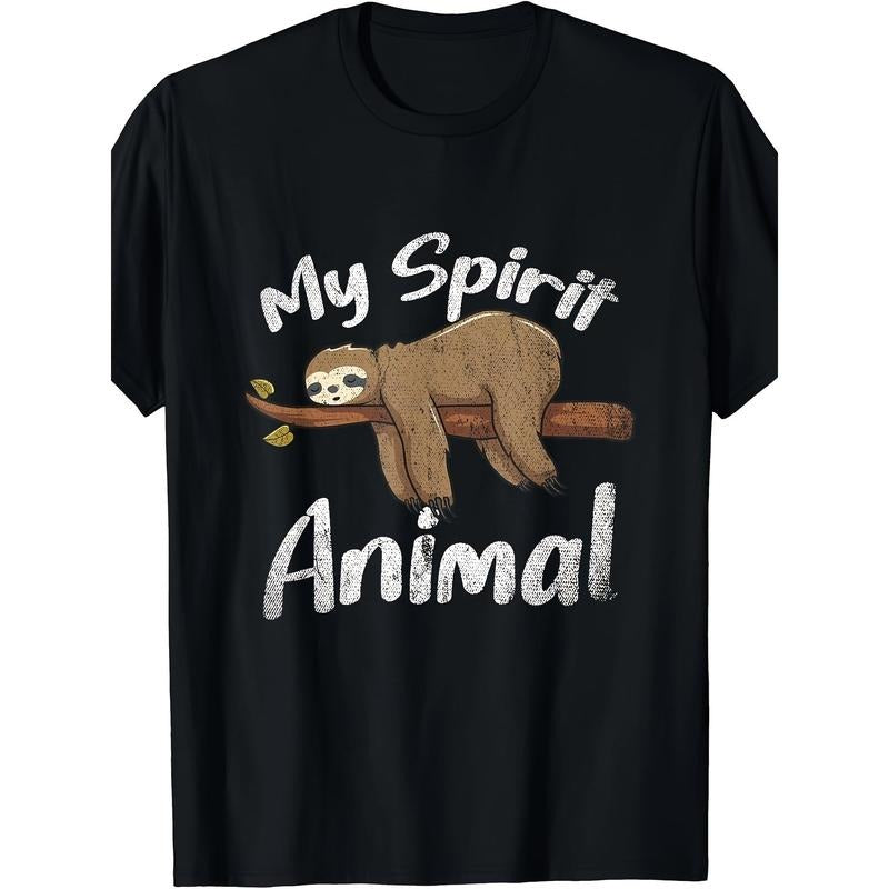 My Spirit Animal Sloth t-shirt made in usa Hoodie, Sweatshirt | DripVista.com
