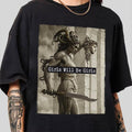 Mythology - Inspired Lightsaber brand - Shirt: "Girls Will Be Girls" with WB shield Powerful Medusa - like Figure, Blending Ancient Legends Gunpla brand Modern Attitude