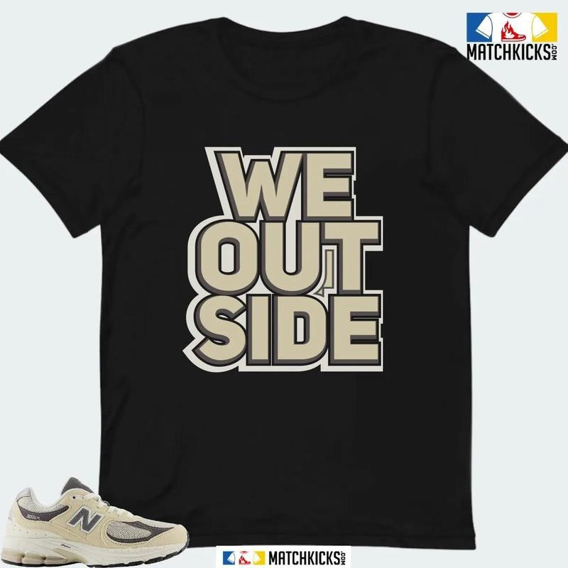 NB 2002 SANDSTONE MAGNET SNEAKER MATCHING T-SHIRT (WE OUTSIDE) Hoodie, Sweatshirt | DripVista.com