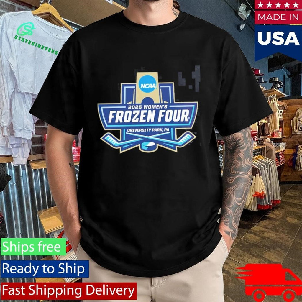 NCAA 2026 Women’s Frozen Four University Park Pennsylvania Logo T-Shirt