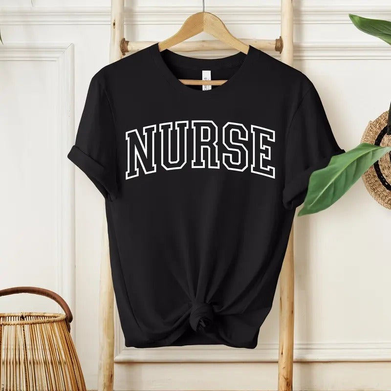 NURSE T-Shirt Nursing T-Shirt WB shield Casual Shirts Registered Nurse Shirt Nursing Gift Hoodie, Sweatshirt | DripVista.com