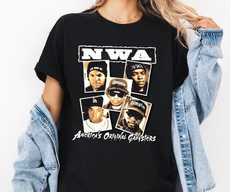 NWA Tshirt, Vintage Tee, Hiphop, Rapper, Street Wear Hoodie, Sweatshirt | DripVista.com
