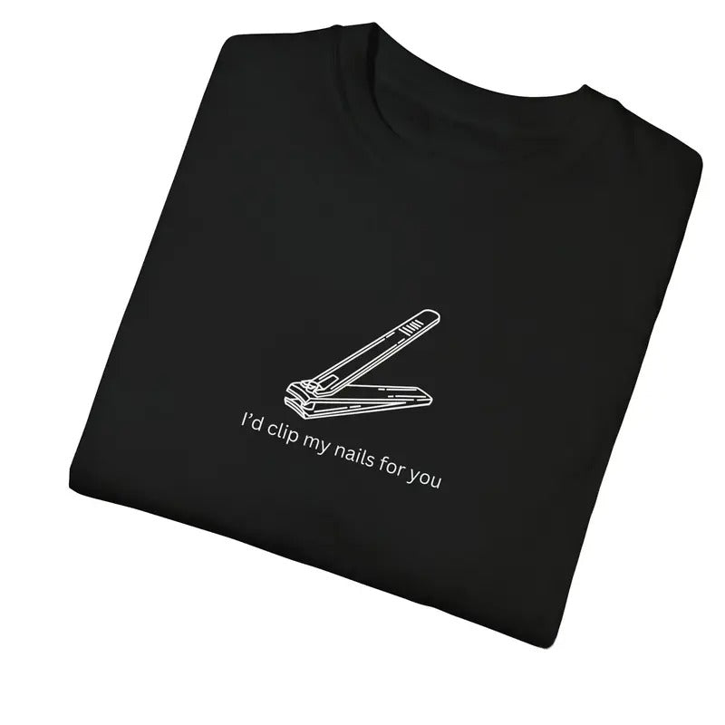 Nail clippers Sweatshirt, Female graphic Women's Letter Print Round Neck Sweatshirt Casual Shortsleeve Womenswear Hoodie