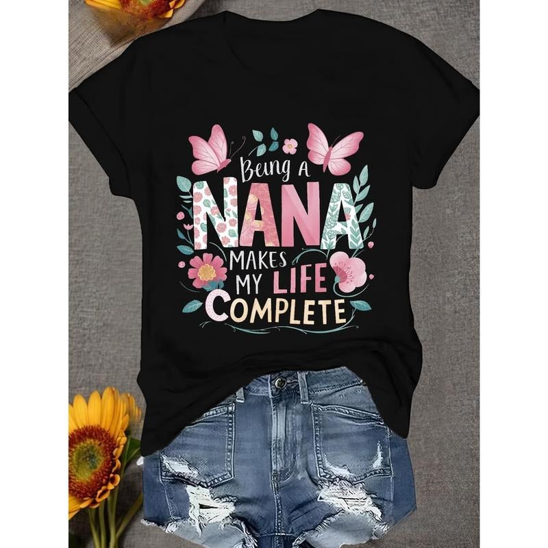 Nana Butterfly Women'WB shield Plus Size Sports Short-Sleeved T-Shirt Hoodie, Sweatshirt | DripVista.com