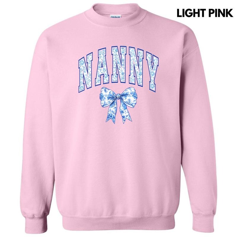 Nanny Ginger Jar Florals Sweatshirt 'NLB' T-Shirts, Hoodie | DripVista.com