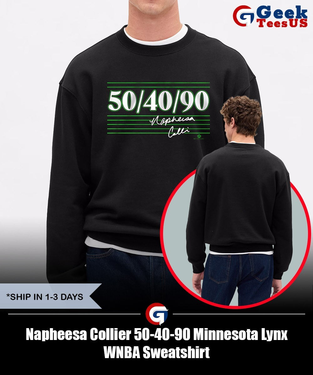 Napheesa Collier 50-40-90 Minnesota Lynx WNBA shirt