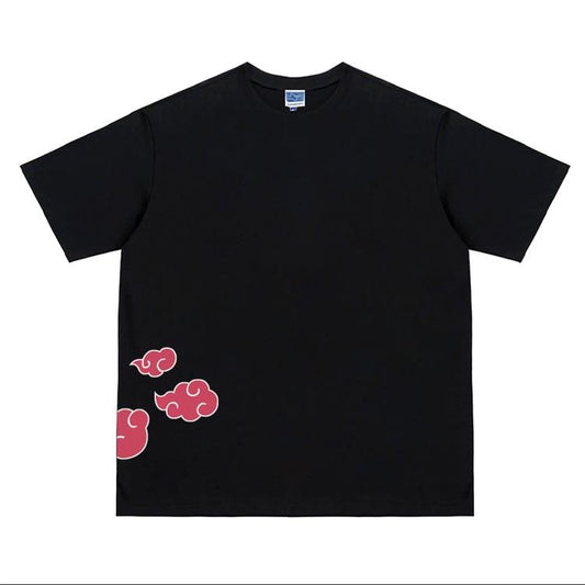 Naruto "Akatsuki" Heavyweight Vintage Tee 100% Cotton OVERSIZED Anime T-shirt Menswear Top Crew Necks Tshirt Casual Streetwear