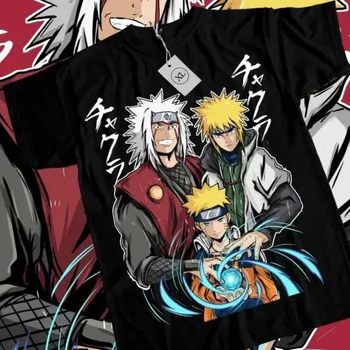 Naruto Rasengan T-Shirt Itachi Uchiha Jiraiya Anime Manga Style Shirt All Size