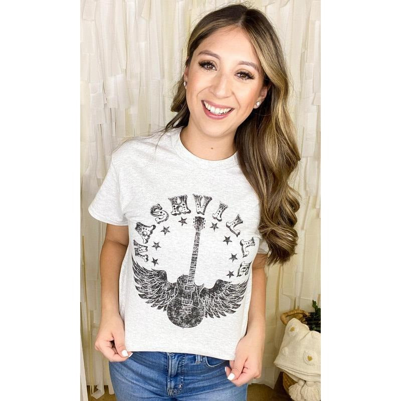 Nashville Guitar Graphic T-Shirtstyle{n002}2 T-Shirts, Hoodie, Sweatshirt | DripVista.com