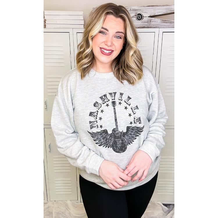 Nashville Guitar Sweatshirt T-Shirts, Hoodie | DripVista.com