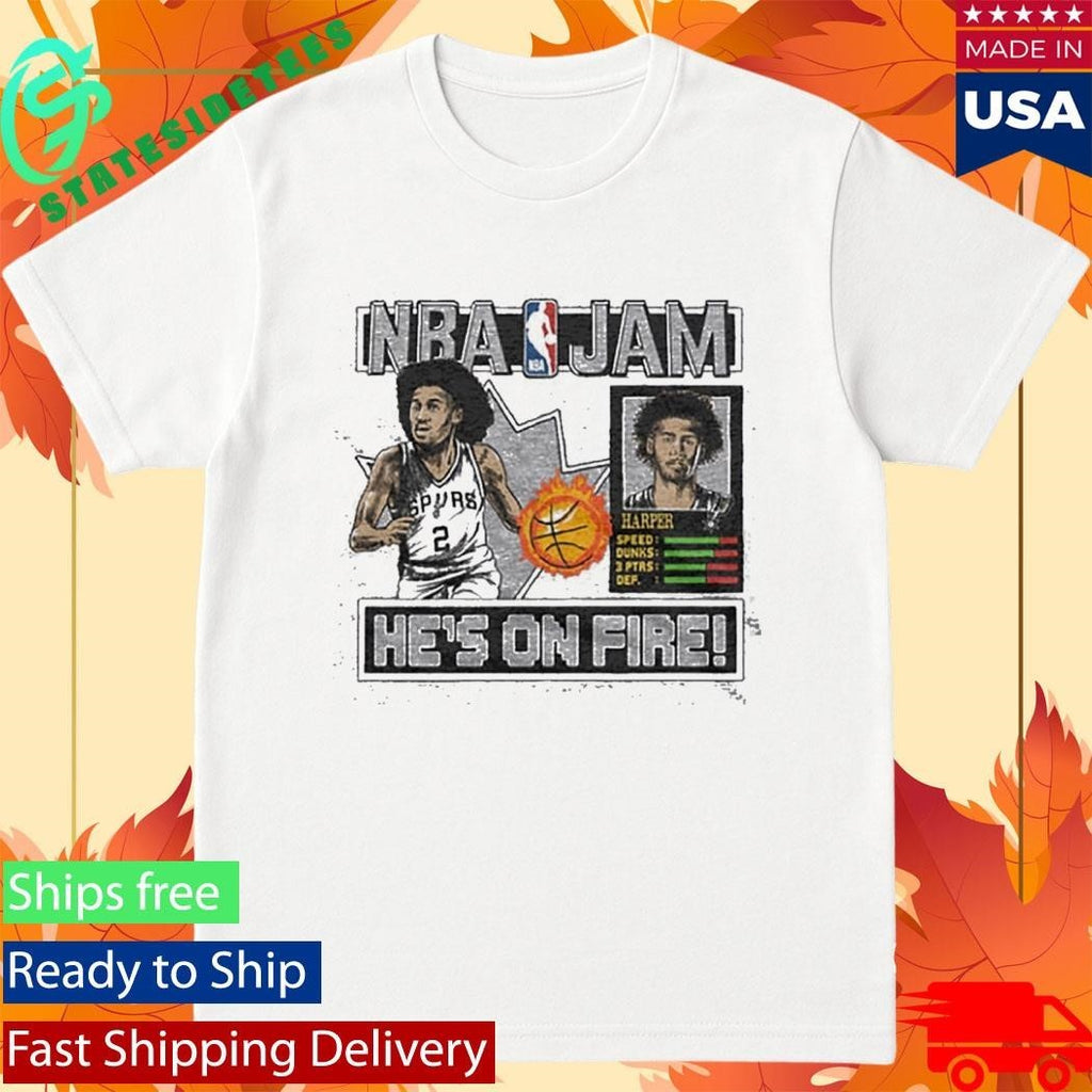 Nba Jam Spurs Dylan Harper Shirt