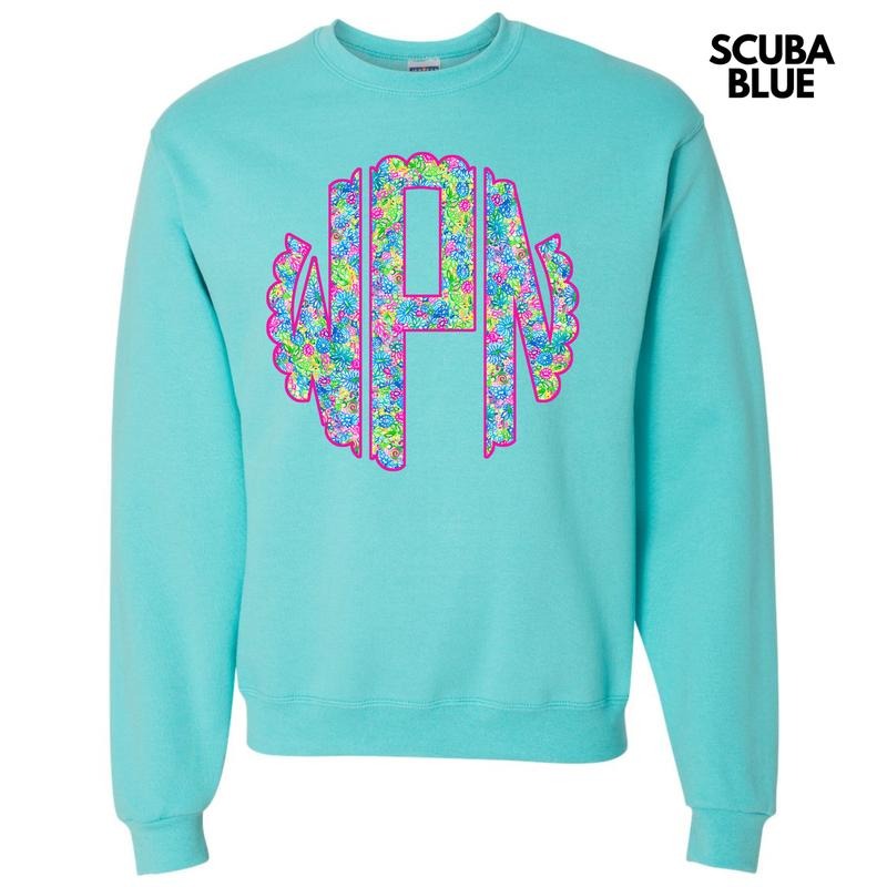 Neon Exotic Monogram Sweatshirt 'NLB' T-Shirts, Hoodie | DripVista.com