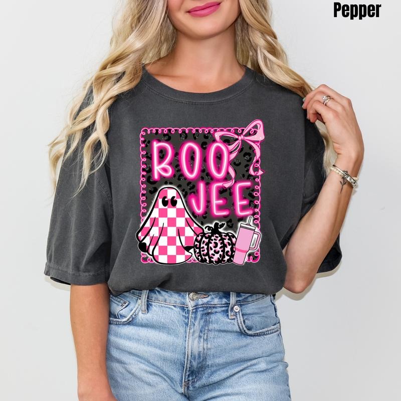 Neon Pink Boo-Jee Comfort Colors T-Shirt 'NLB' Hoodie, Sweatshirt | DripVista.com