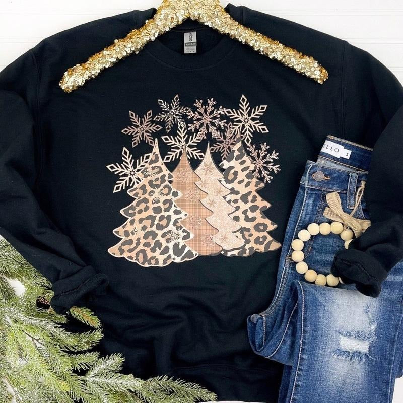 Neutral Christmas Tree Sweatshirt T-Shirts, Hoodie | DripVista.com