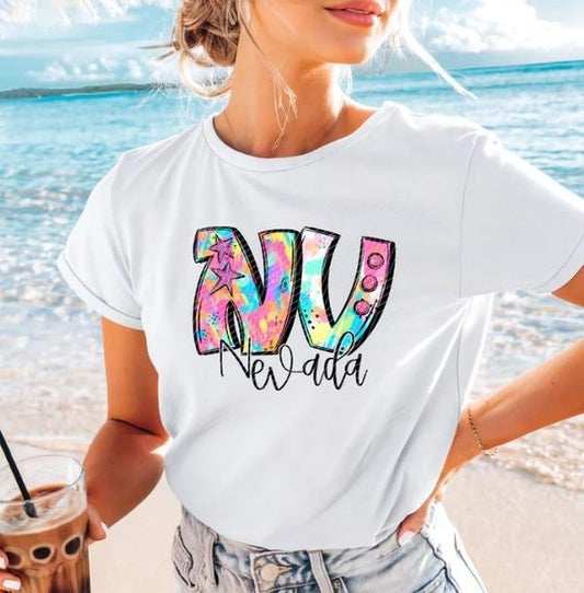 Nevada Neon Splash DTF Transfers - THIS IS NOT A SHIRT