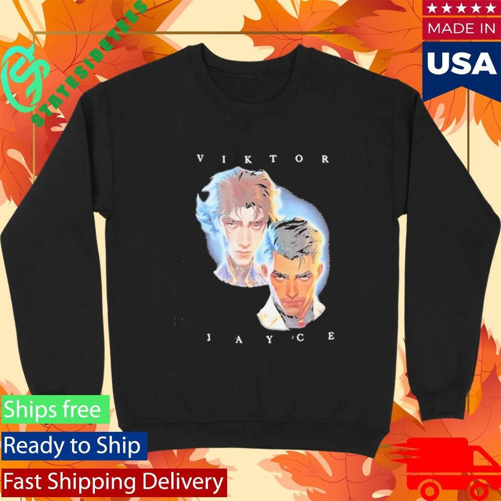 New Arcane Jinx And Vi Duo Tonal Shirt