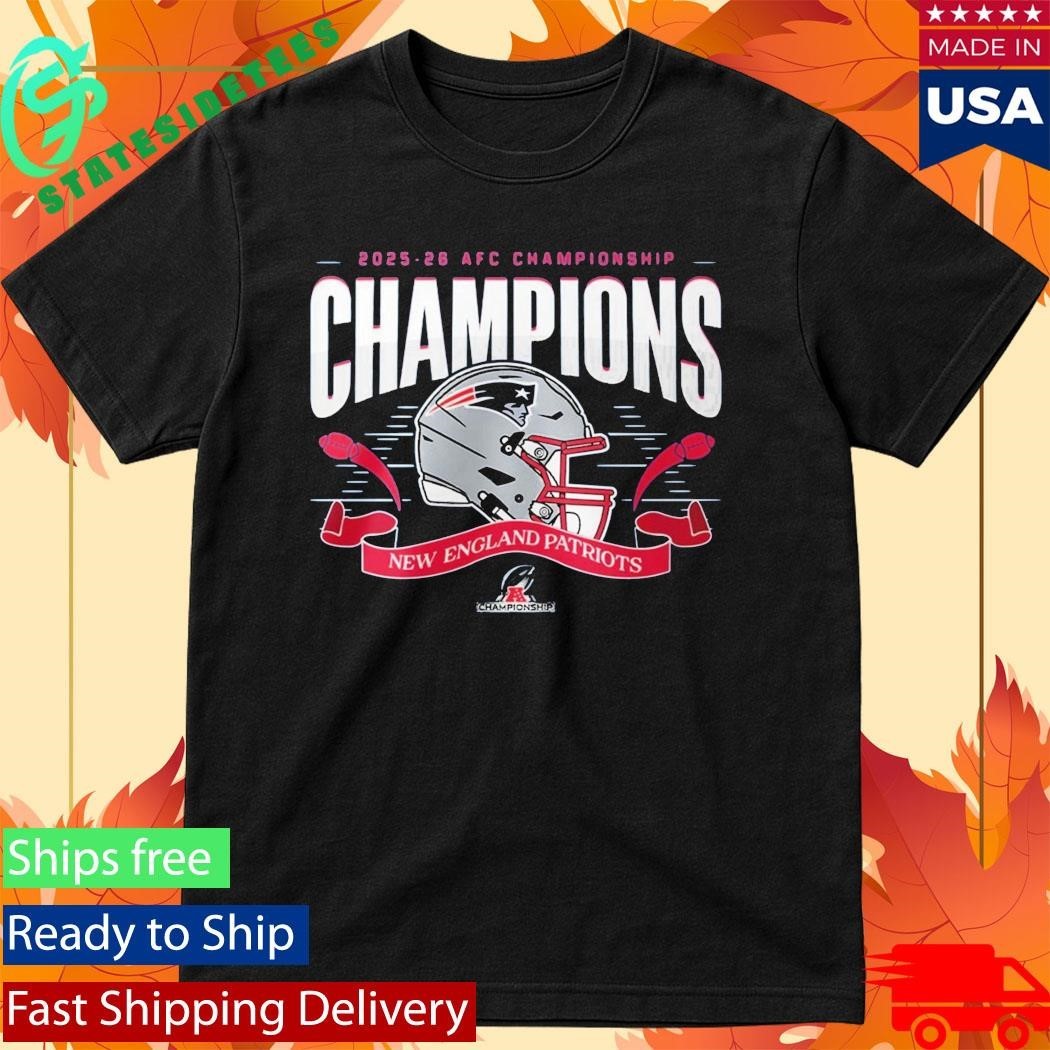 New England 2026 Patriots AFC Championship Champions Shirt