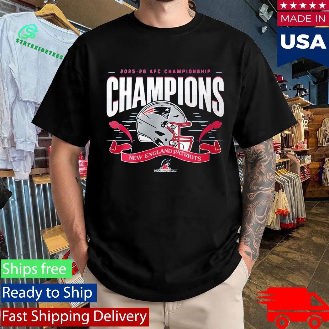 New England 2026 Patriots AFC Championship Champions Shirt