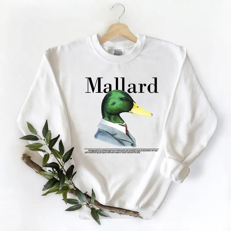 New Funny Mallard Ducks nature graphic Sweatshirt T-shirt Hoodie Unisex gift for Family and Friend | DripVista.com