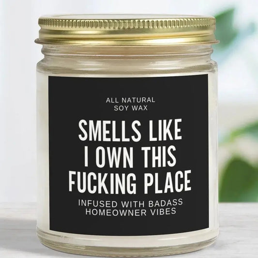 New Homeowner Gift Housewarming Candle,Closing Day Gift Funny New House Gift Condo Owner Closing Day Candle Aroma Decor
