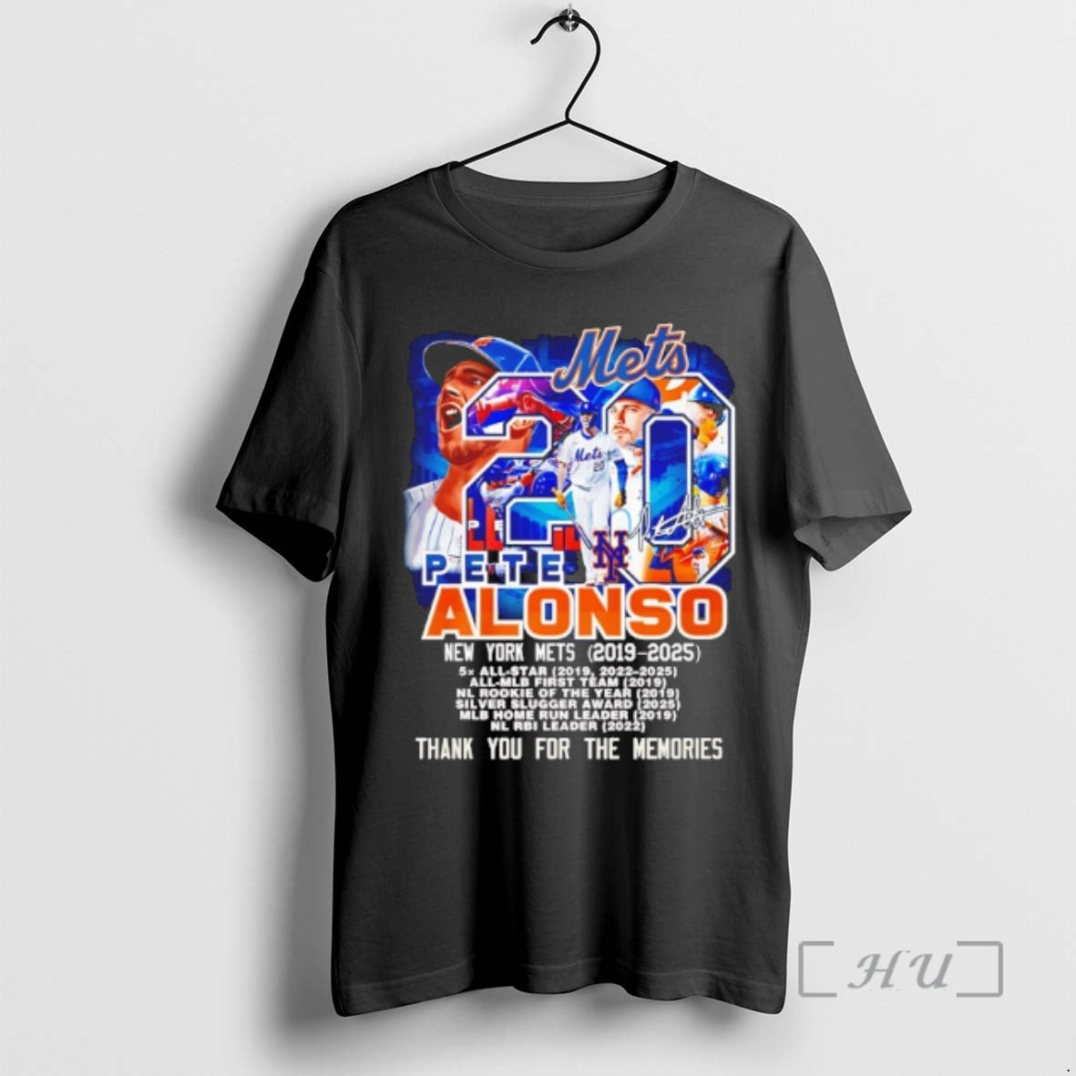 New Pete Alonso Ny Mets 2019 2025 Thank You For The Memories Premium T Shirts Hoodie, Sweatshirt | DripVista.com