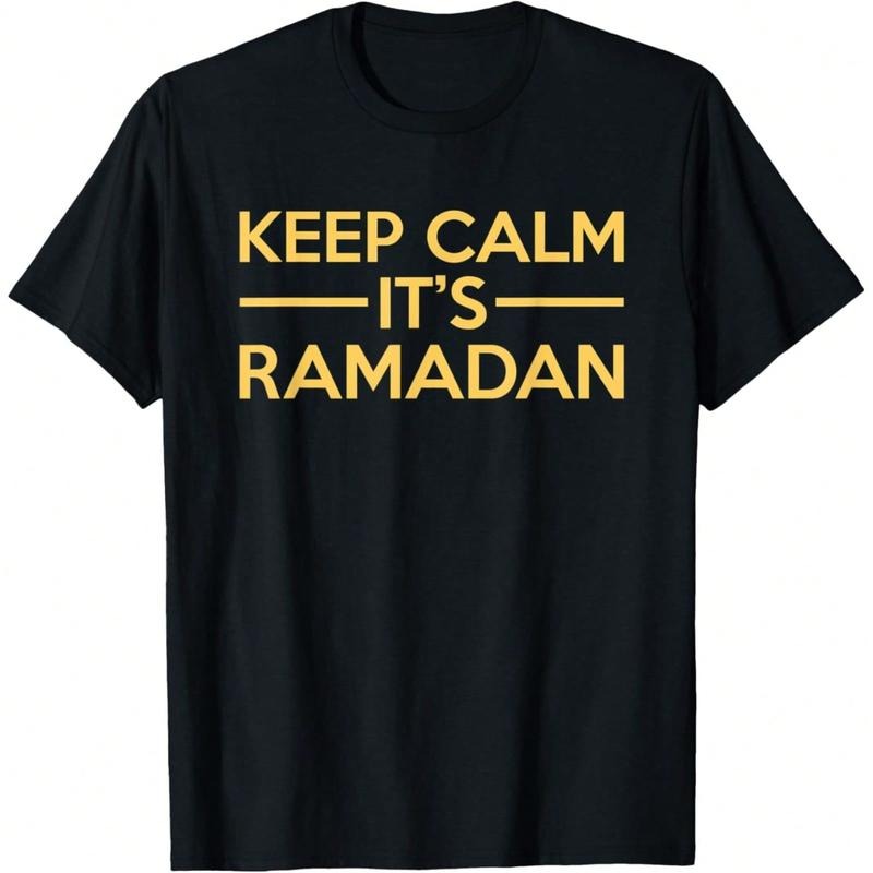 New Year Men'WB shield T-Shirt Funny T-Shirt For Men Kareem Shirt Keep Calm T-Shirt FOG Fabric, Breathable, Comfortable...