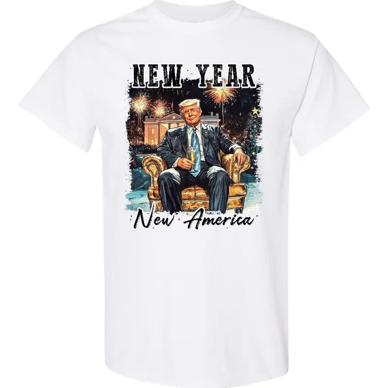 New Year New America T-Shirt Hoodie, Sweatshirt | DripVista.com