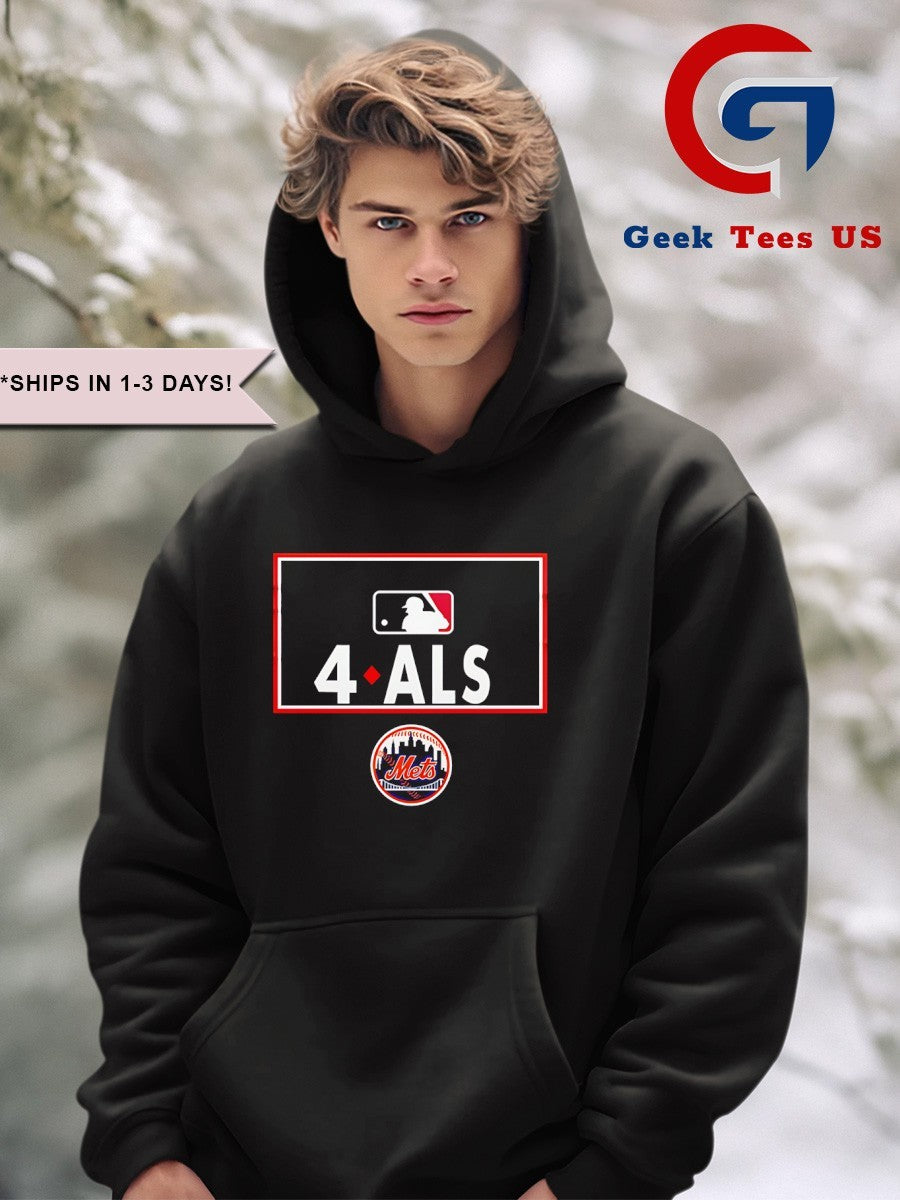 New York Mets Awareness to 4 ALS shirt