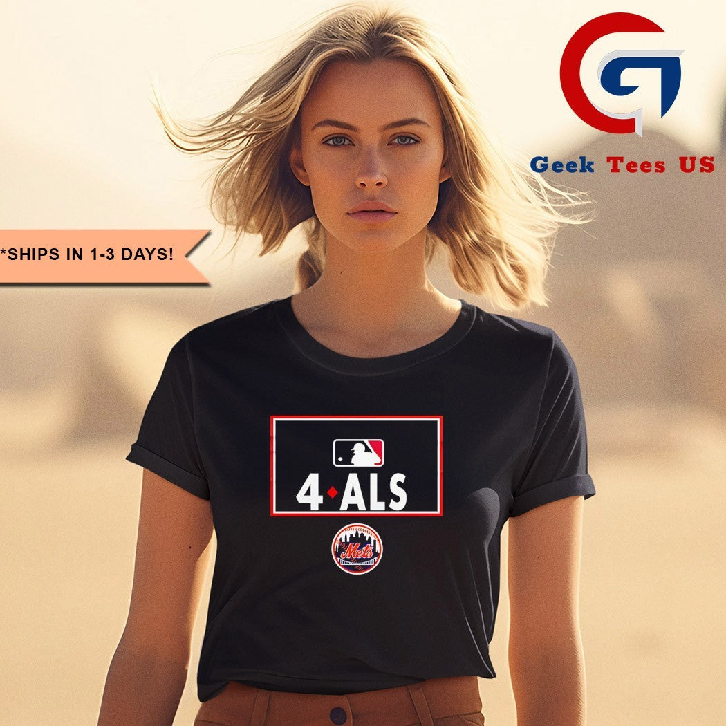 New York Mets Awareness to 4 ALS shirt