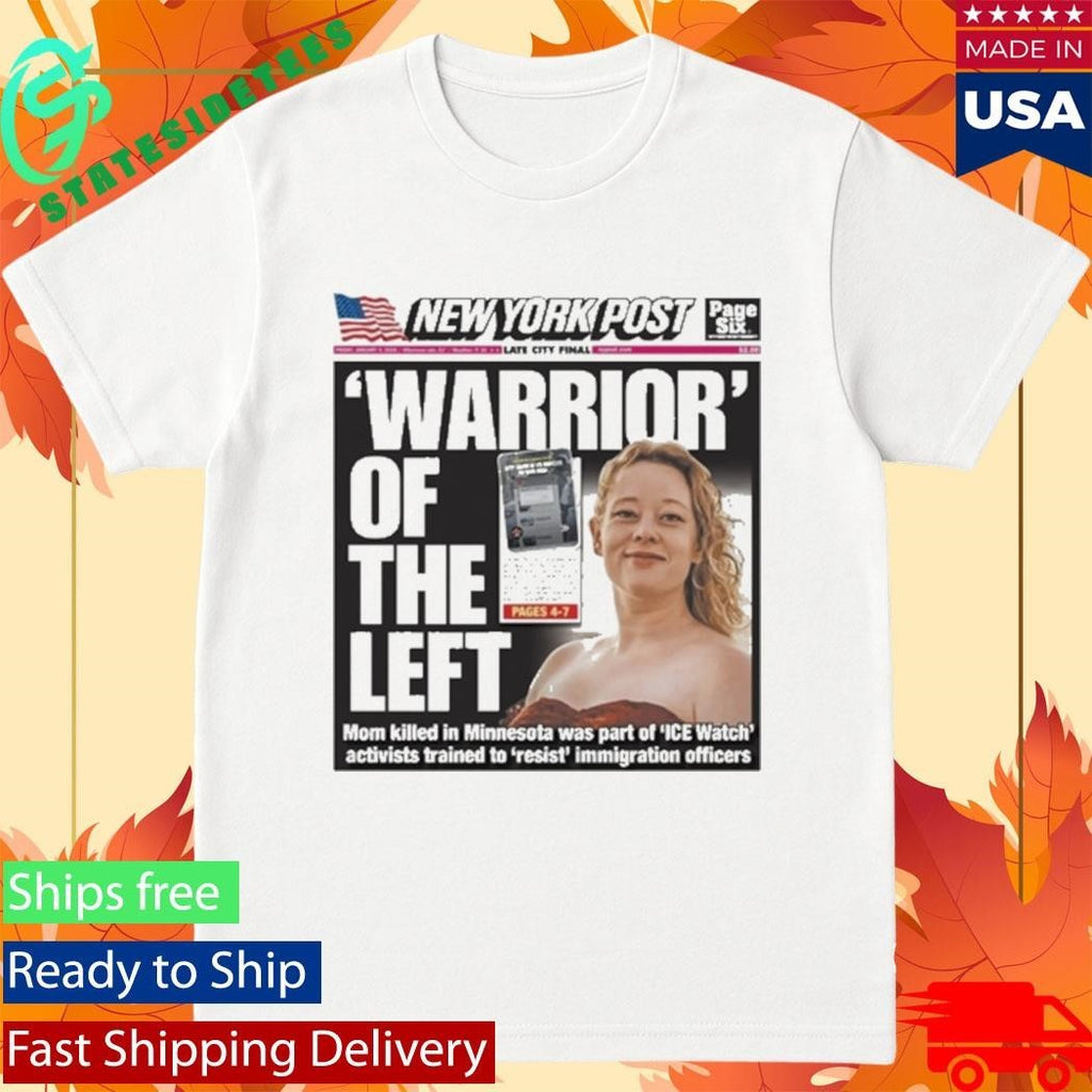 New York Post Cover Warrior Of The Left Minnesota Ice Shirt