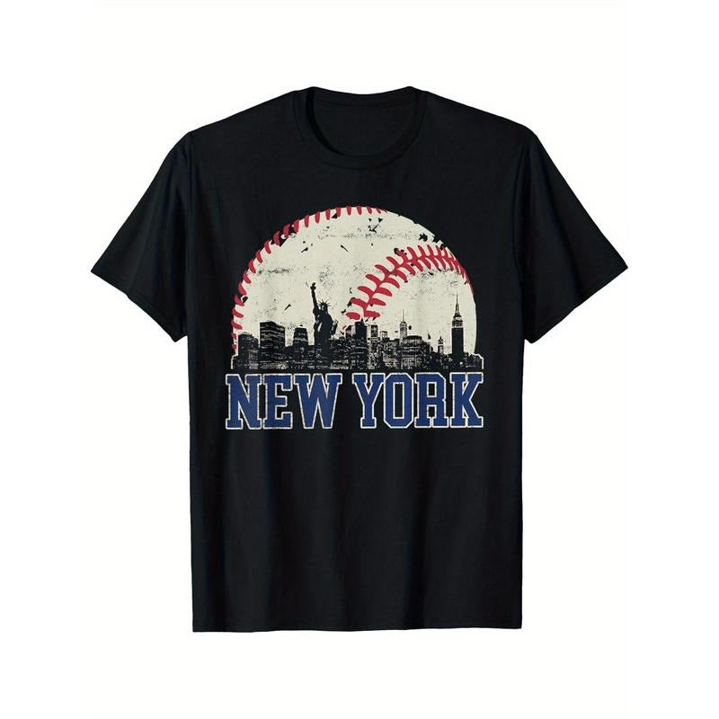 New York Retro Baseball Lover Met At Game Day T-Shirt made in usa Hoodie, Sweatshirt | DripVista.com