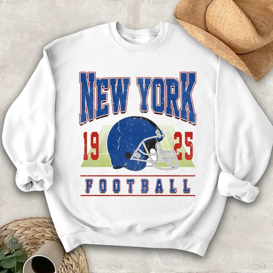 New York Vintage Style Sweatshirt,New York Football Crewneck,NY Giant Sweatshirt,New York Football Tshirt,New York Fan Gift