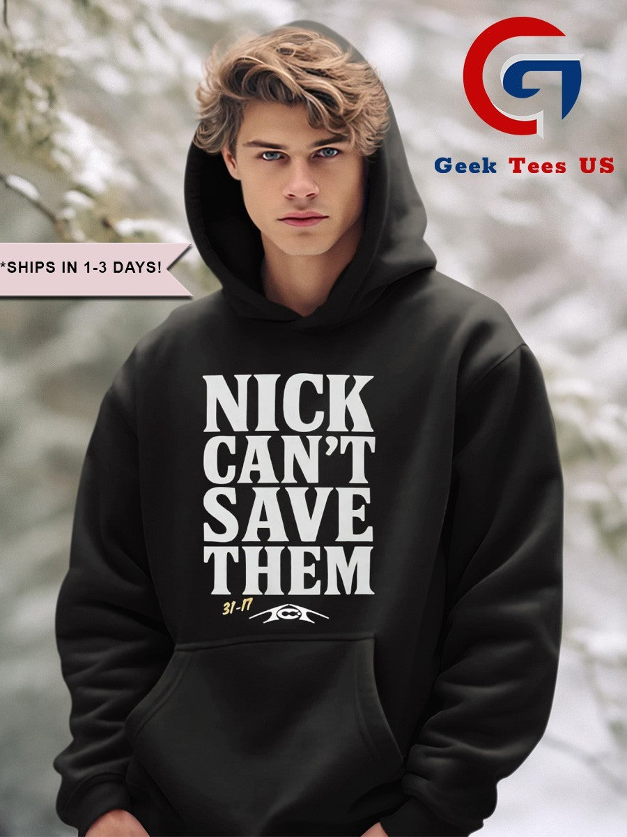 Nick Can’t Save Them Tommy Castellanos Florida State Seminoles Football shirt