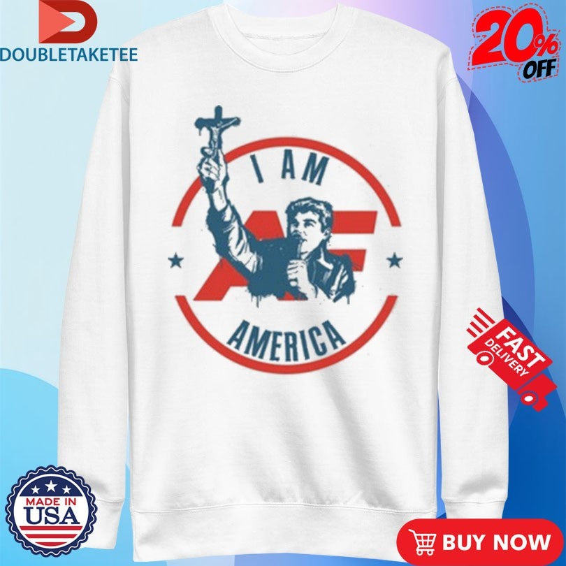 Nick Fuentes I Am America First Crucifix Shirts