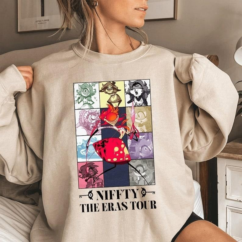 Niffty The Eras Tour Hazbin Hotel Sweatshirt Crewneck T-Shirts, Hoodie | DripVista.com