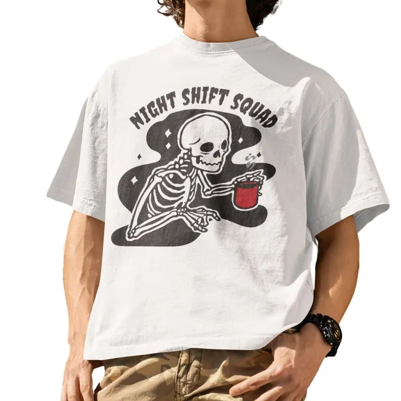 Night Shift Squad Team Night Shift Nursing Funny Nurse T-Shirt, Unisex T Shirt, Menswear Top, Womenswear Top