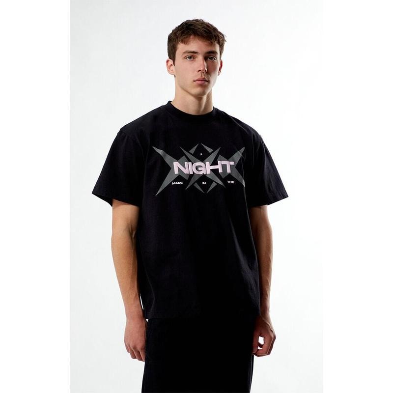 Nightlab Men's Night Shade T-Shirt - Multicolor Hoodie, Sweatshirt | DripVista.com