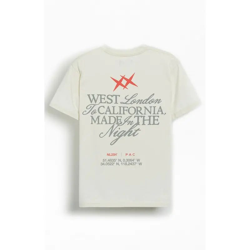 Nightlab Men's West London T- California Oversized T-Shirt - Multicolor Hoodie, Sweatshirt | DripVista.com