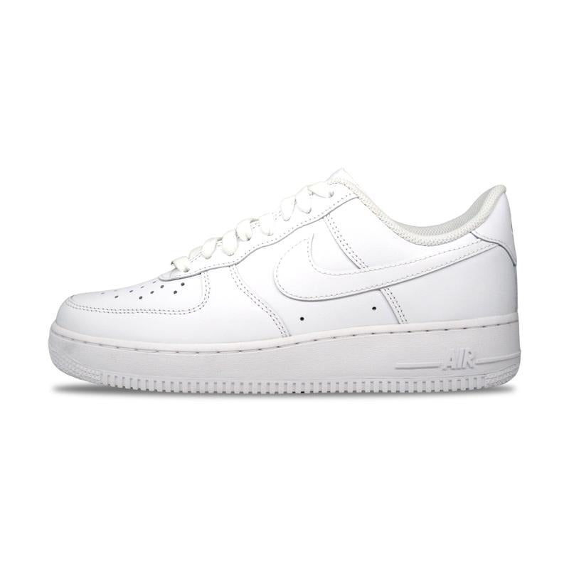 Nike Air Force 1 Low LE Triple White (GS) - High-Quality Fabric, Versatile Design, Ideal for Everyday Wear Women Girl Runner Sneakers Sport Shoes Basketball Gear Footwear Athletic Classic