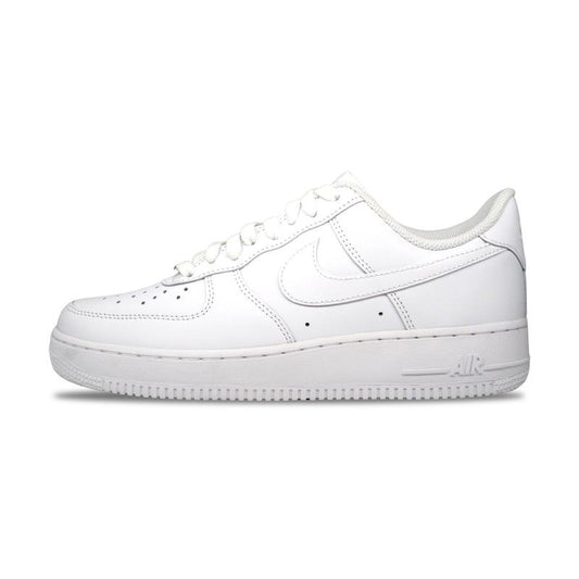 Nike Air Force 1 Low LE Triple White (GS) - High-Quality Fabric, Versatile Design, Ideal for Everyday Wear Women Girl Runner Sneakers Sport Shoes Basketball Gear Footwear Athletic Classic